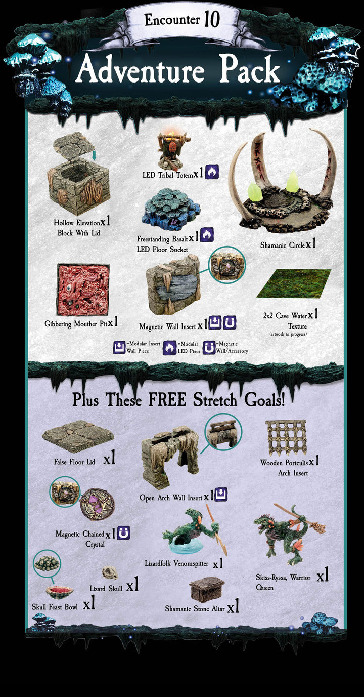Shrine of Skiss-Ryssa Adventure Pack (Unpainted)
