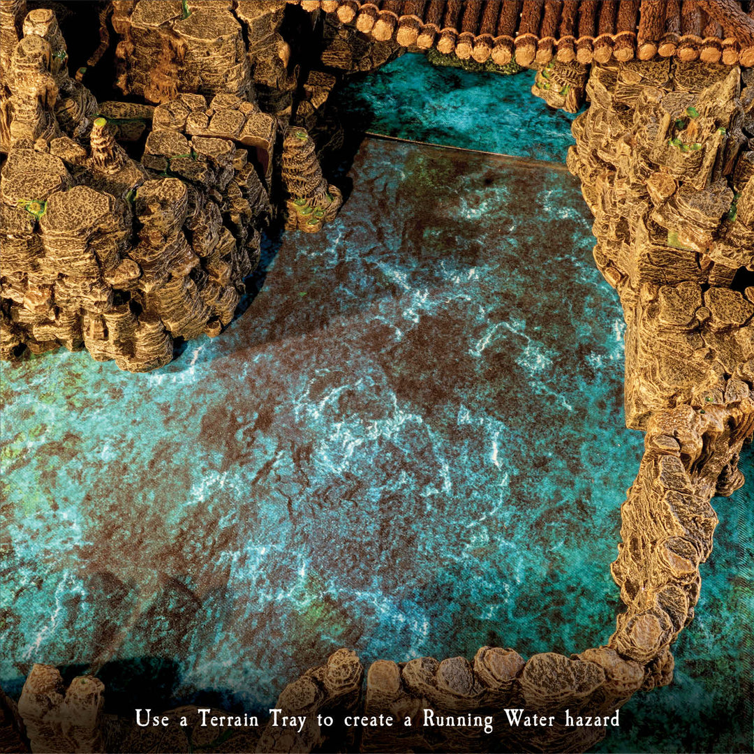 Terrain Tray Single 12" x 12": Cave Water/Running Water