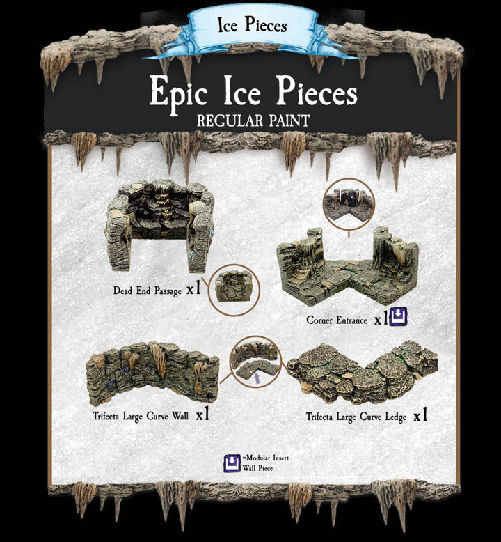Encounter 12 - Ice Catacomb - Option with Standard (Painted)