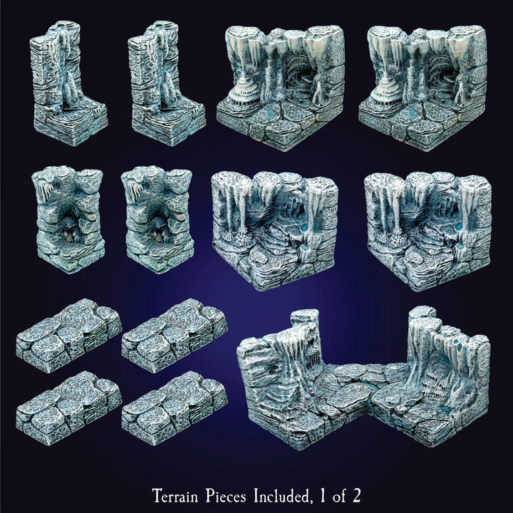 Advanced Caverns Core Set Ice - Painted