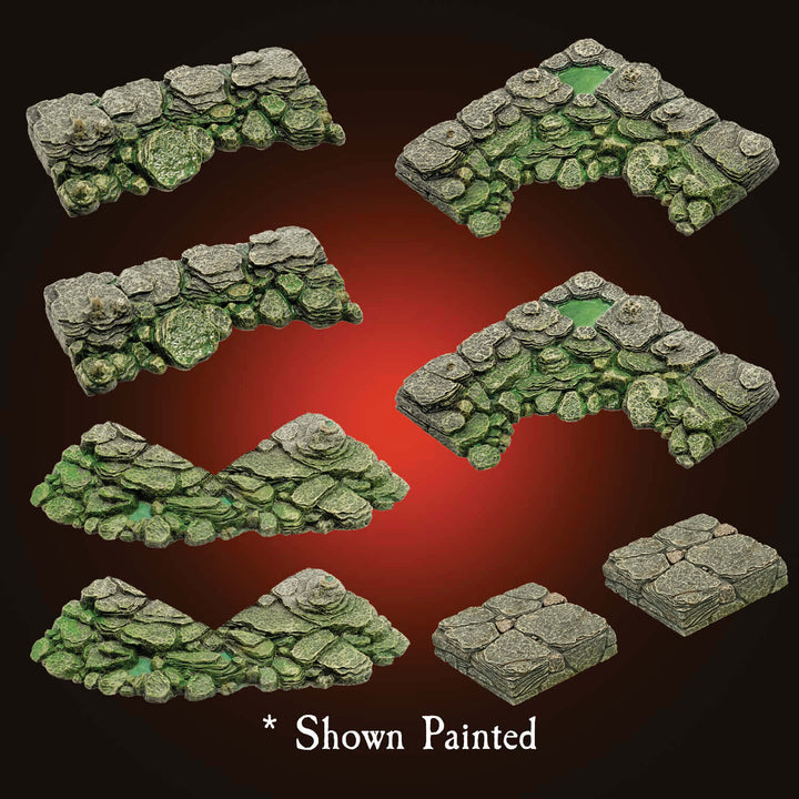 Large Stone Banks / Std Cavern Paint (Unpainted)