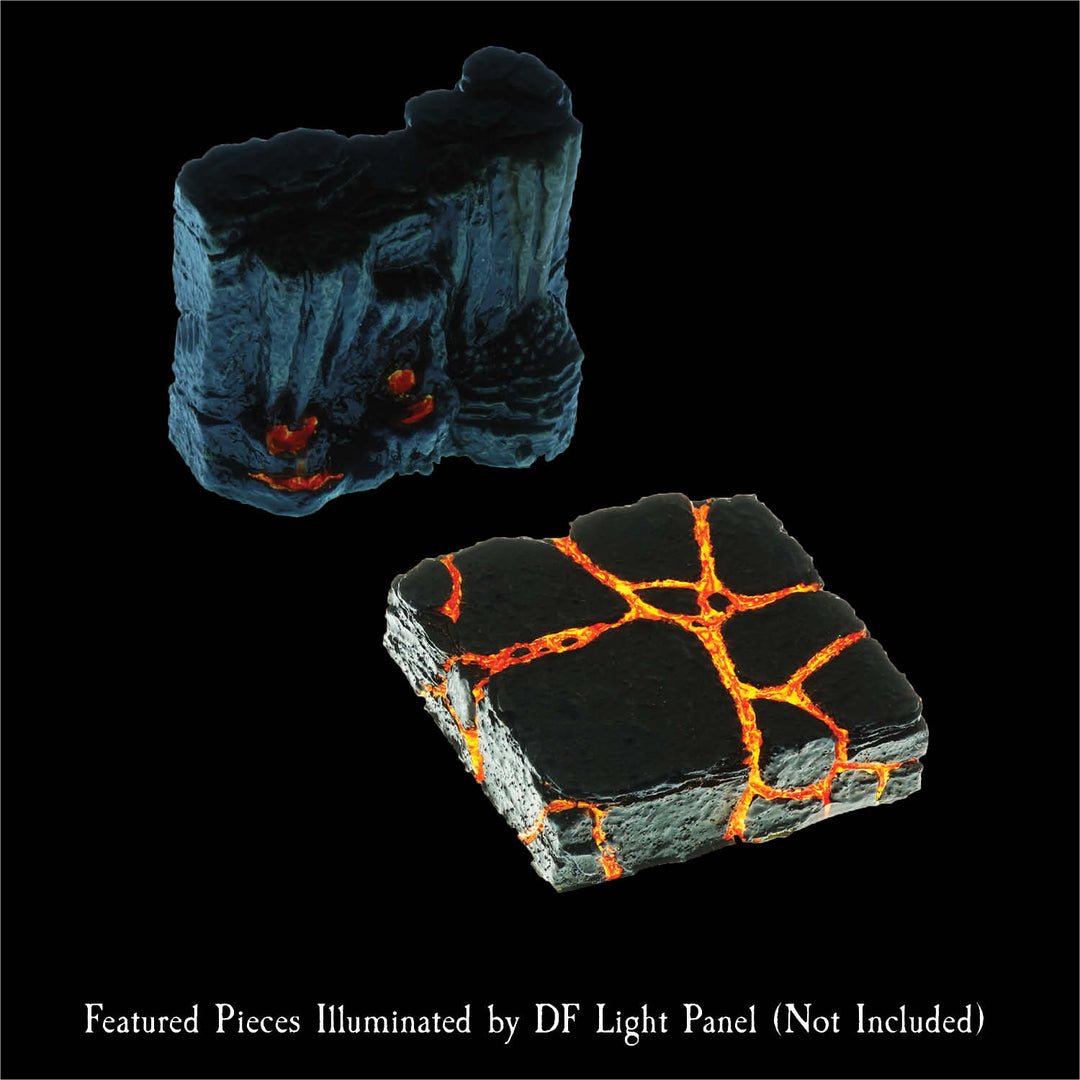 Lava To Caverns Transition Pack (Painted)