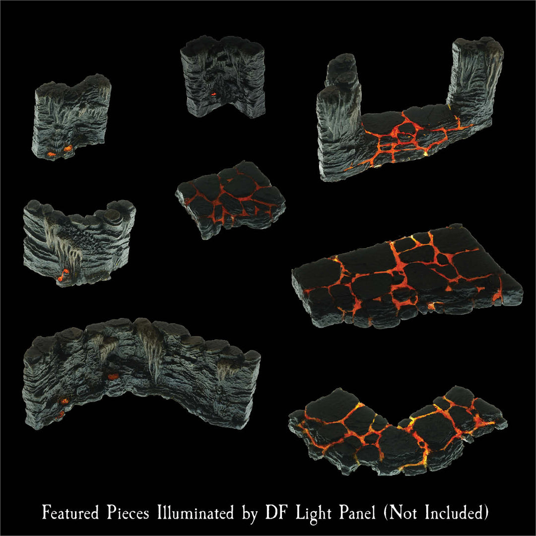 Lava Trifecta Terrain Pack (Unpainted)