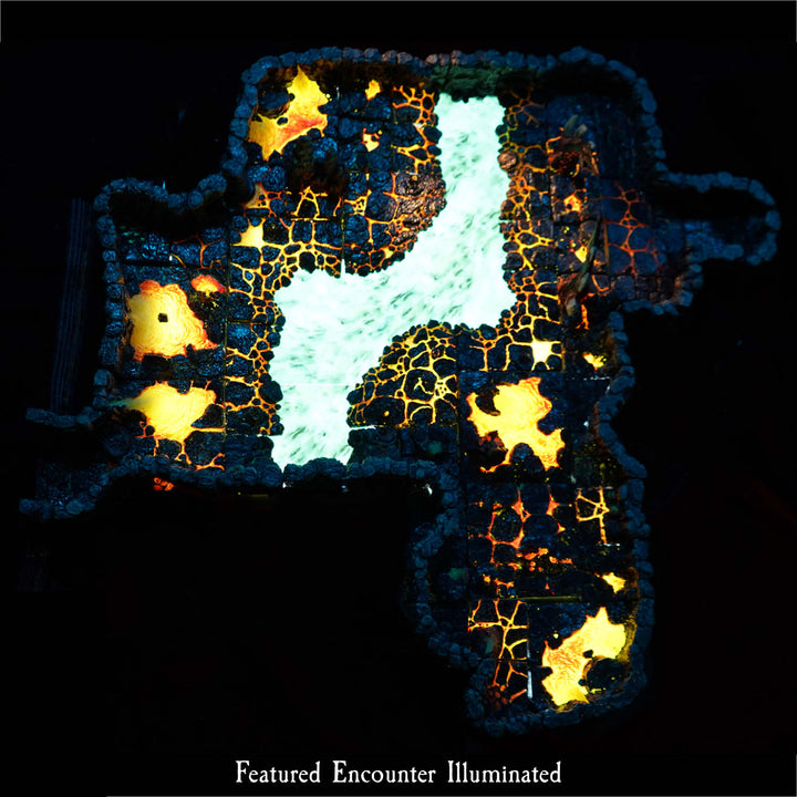 Encounter 2 - Torrent of Torment - Illuminated (Painted)