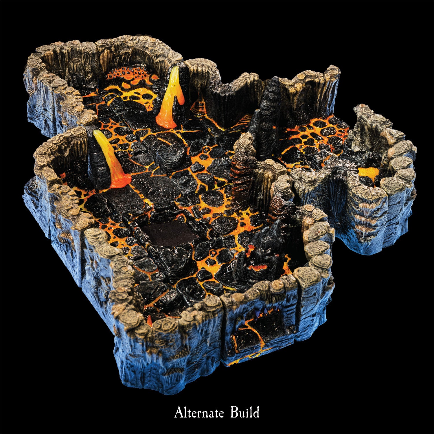 Dwarven Forge Caverns Core Hellscape-Hand-Painted Modular D&D Terrain