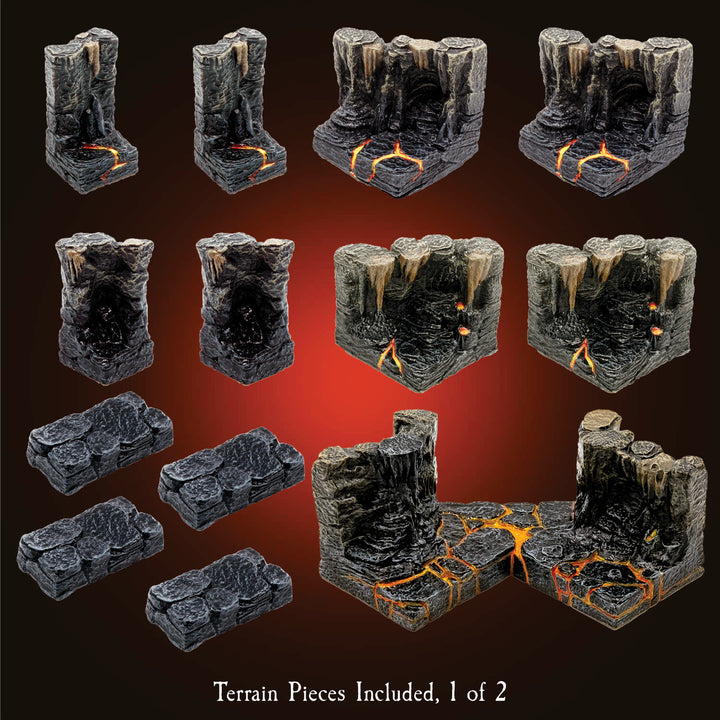 Advanced Caverns Core Set Hellscape - Painted
