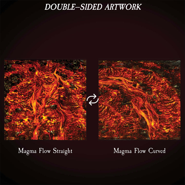 Terrain Trays Six-Pack Multi-Sizes: Magma Flow Straight/Magma Flow Curved
