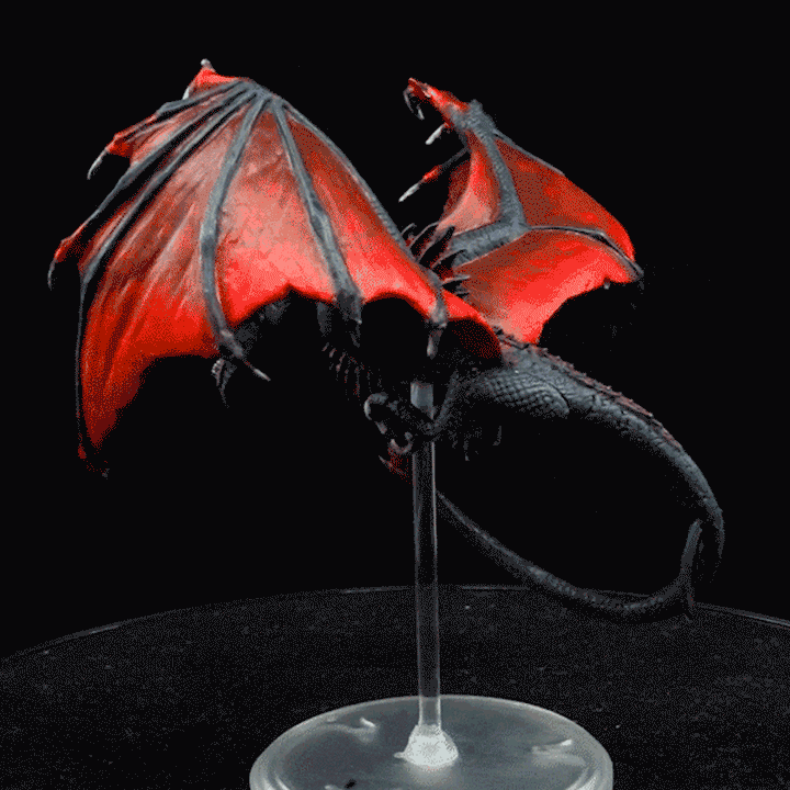 Crimsonclaw Wyvern (Painted)