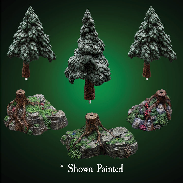 Conifer Tree Pack - Unpainted