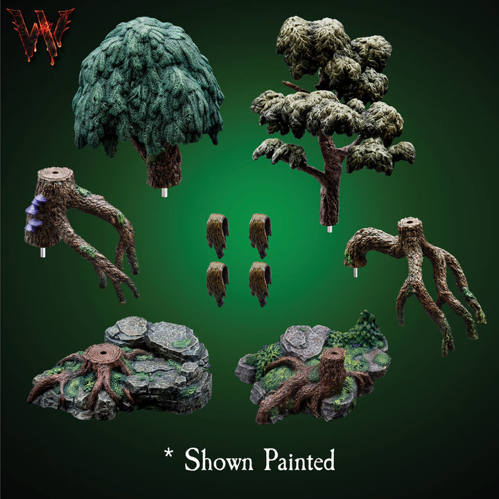 Swamp Trees Pack (Unpainted)