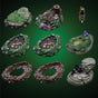 Teardrop Inserts Pack (Painted)