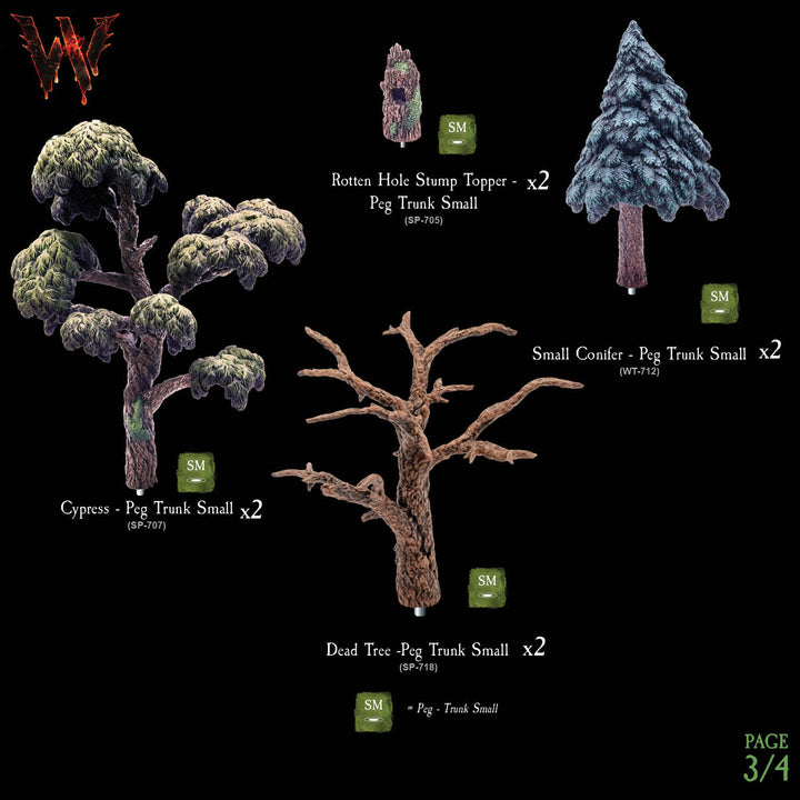Wildlands Trees - Megapack (Painted)