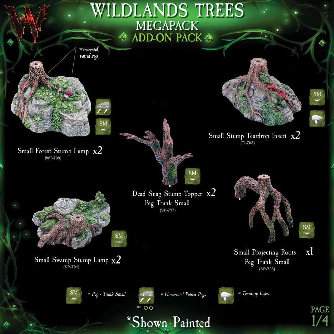 Wildlands Trees - Megapack (Unpainted)