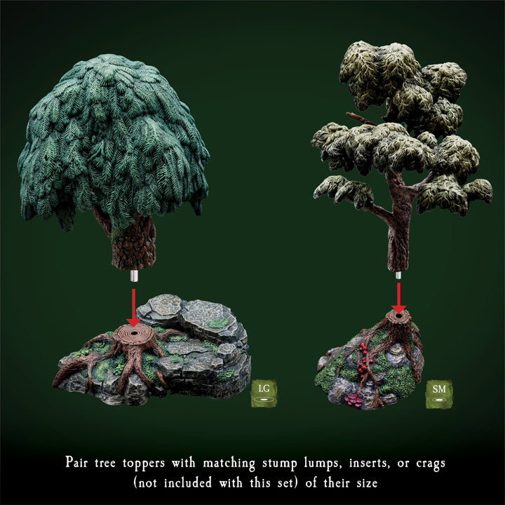 Swamp Tree Toppers (Painted)
