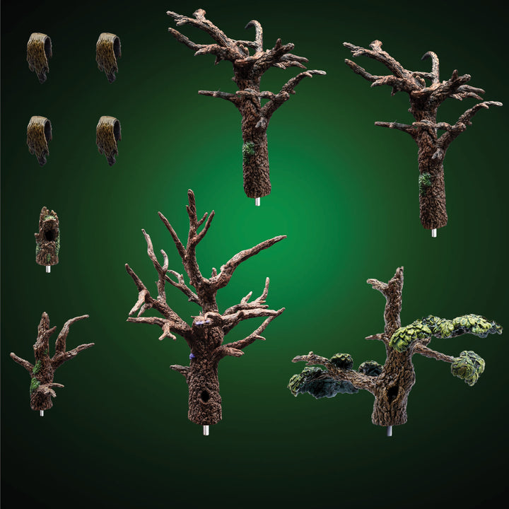 Dying Forest Tree Toppers (Painted)
