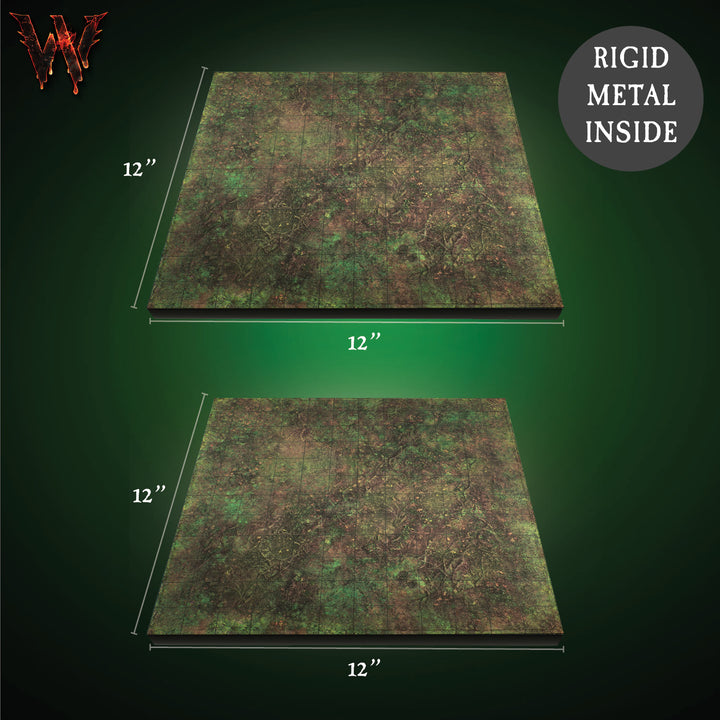 Battleboards 12"x12" Forest - 2 Pack  (w/GRID)