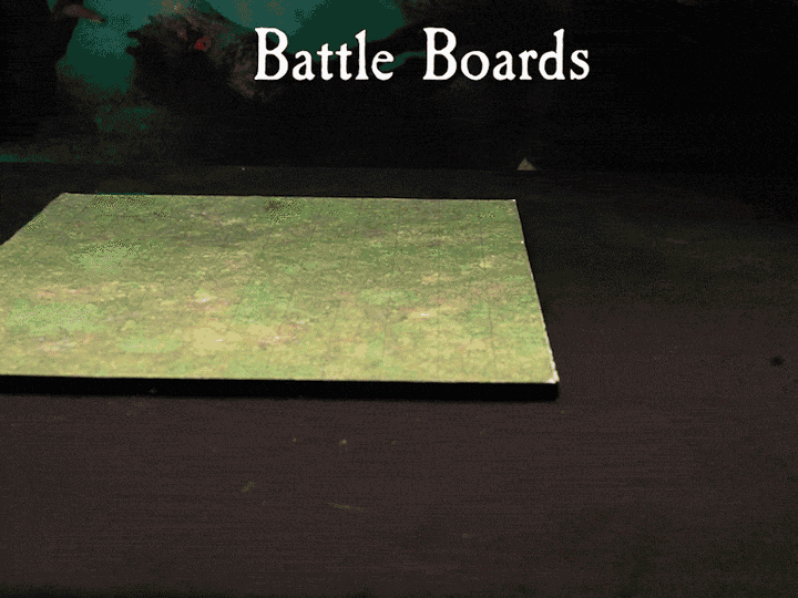 Battleboards 12"x12" Forest - 2 Pack  (w/GRID)