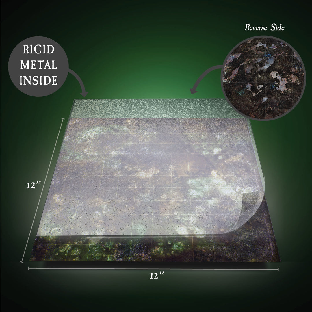 Terrain Tray 12"x12" Swamp Water - Single (w/GRID)