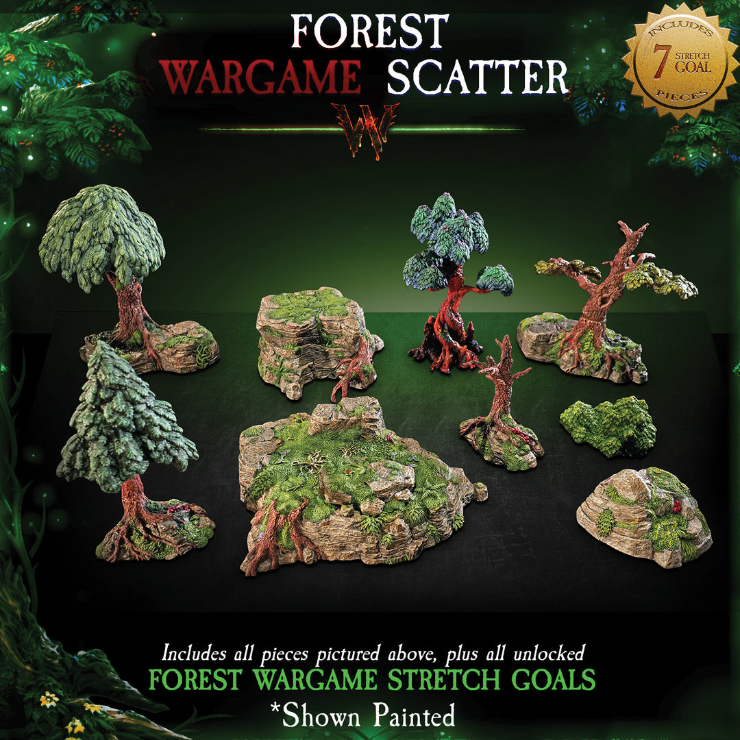 Forest Wargame Scatter (Unpainted)
