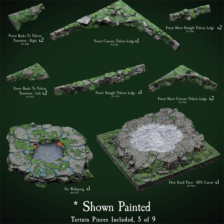 Forest Mega Build - "Titanstooth Glade"  (Unpainted)