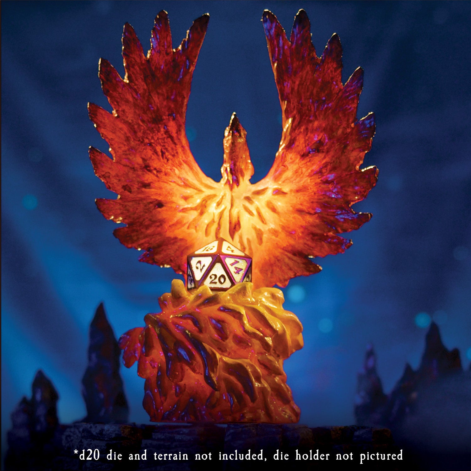Elemental Hero (LED) - Phoenix Rising – Dwarven Forge