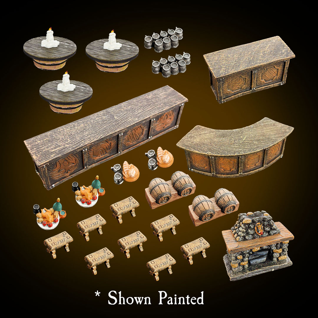 Tavern Accessories Add-On Pack (Unpainted)