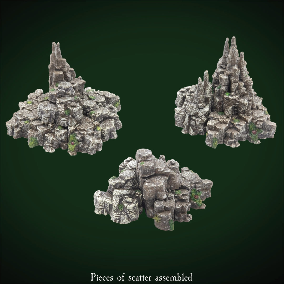 Mountain Rock Scatter Pack (Painted)