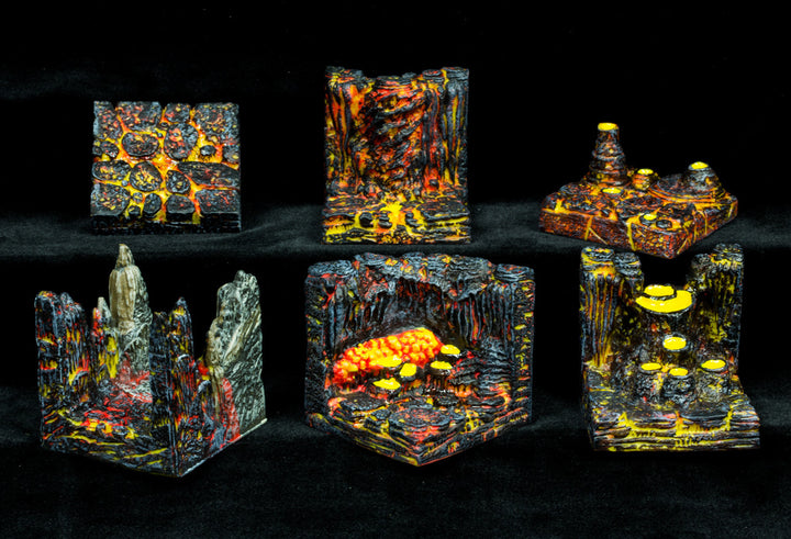 Lava Cavern Pack (Painted)